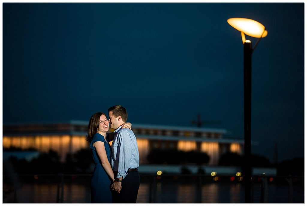 engagement session at the waterfront in Georgetown